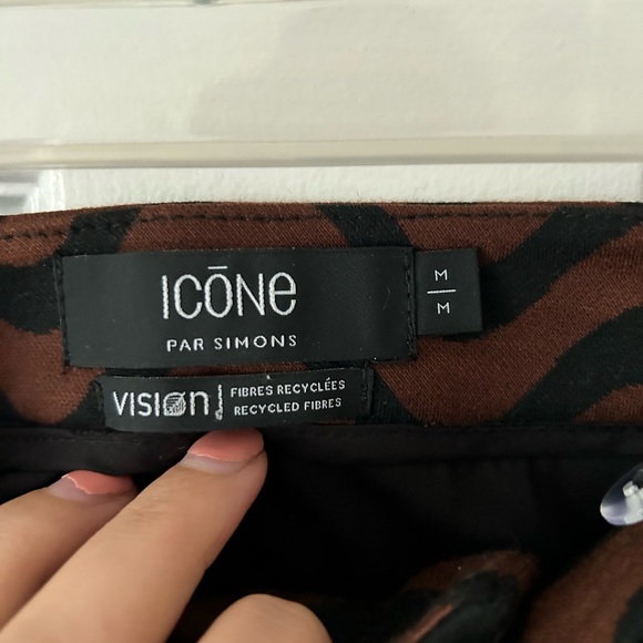 Simons 70s Brown and Black Skirt - Medium - Picture 2 of 3